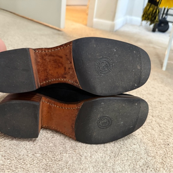 Vintage Frye Campus Black Suede Leather Boots - Picture 3 of 5